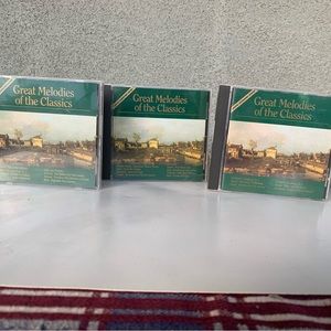 Set of 4 vintage CDs “Great Melodies of the Classic”.  Pre-owned.